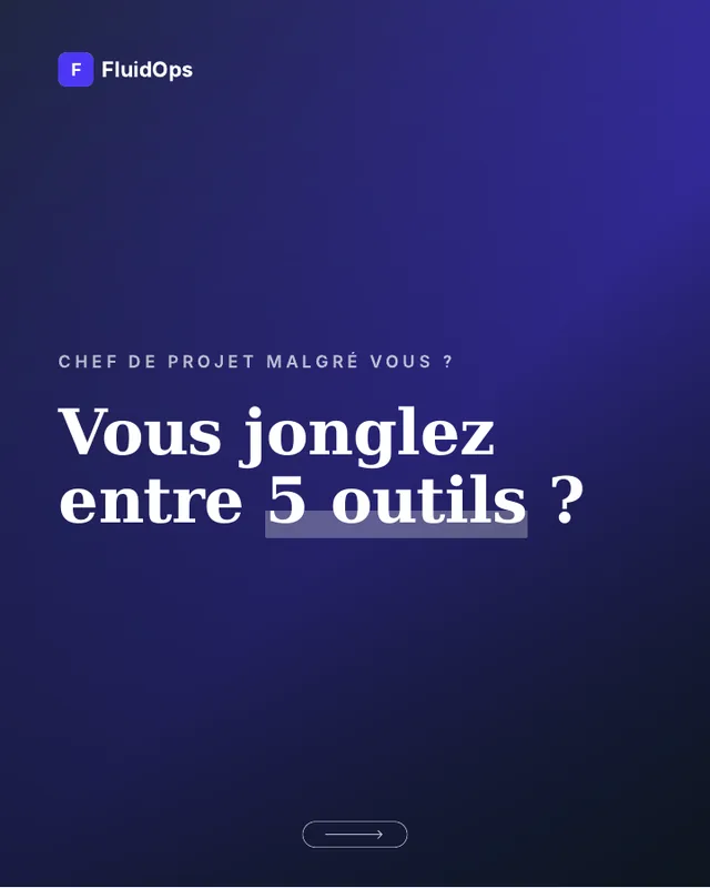 Carrousel « Vous jonglez entre 5 outils ? » : première page